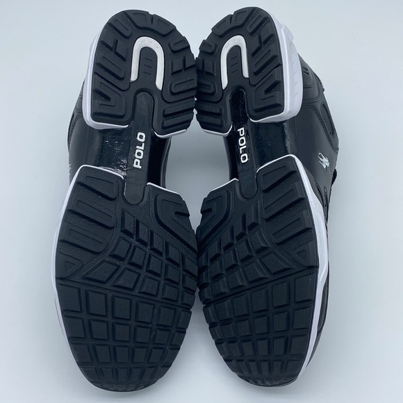 NWT Polo Ralph Lauren Men's Jogger Leather-Panel Sneakers Size 8 - Picture 8 of 11